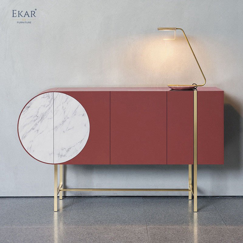 Metal Leg Entryway Cabinet - Stylish Storage and Elegance