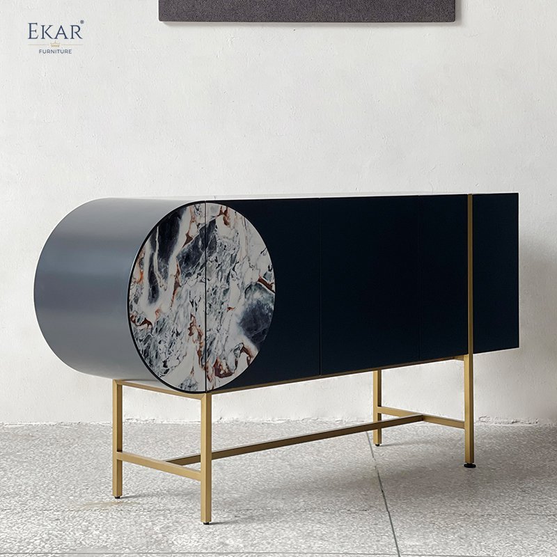 Metal Leg Entryway Cabinet - Stylish Storage and Elegance