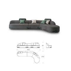 Nội thất Ekar Bộ sofa hiện đại Thiết kế mới 2020