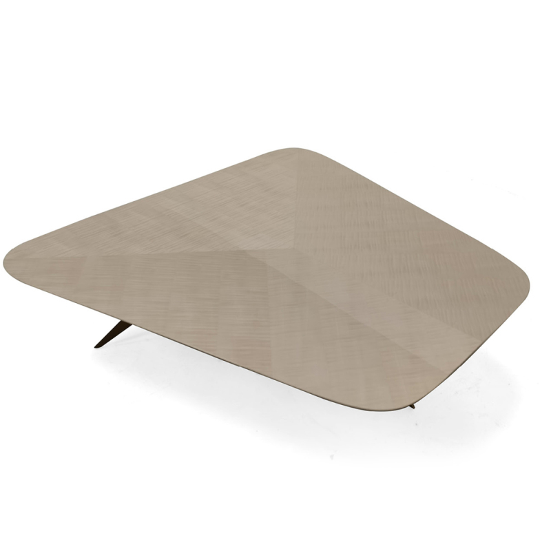Simple irregular creative solid wood combination coffee table