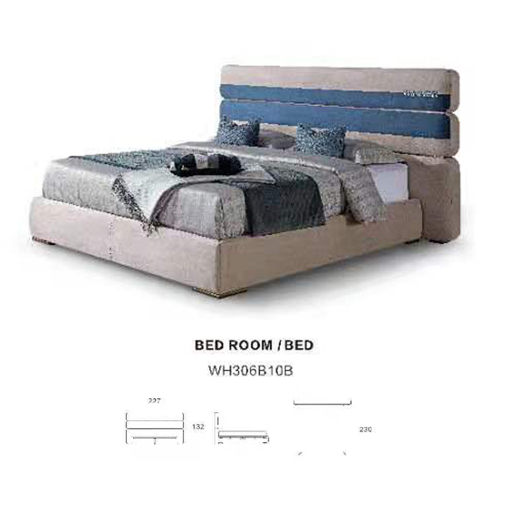 Modern design style furniture bedroom soft bed