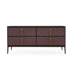 EKAR Modern Furniture - Classic Leather Bedroom Chest