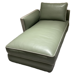 Leather sofa lounge chair for living room