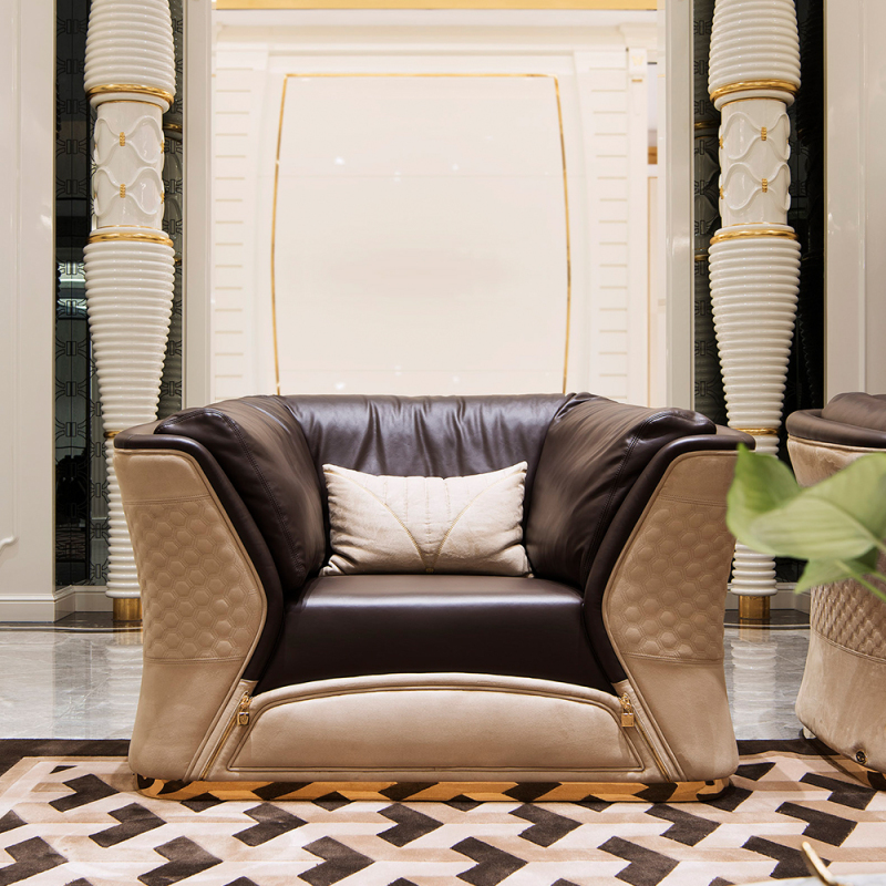 High-end luxury design home living room sofa