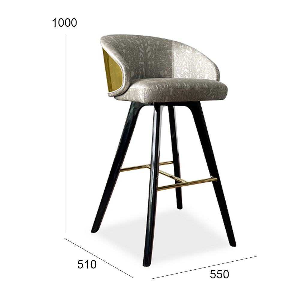 Contemporary Upholstered Bar Chair: Comfort and Style Combined - Ekar Furniture