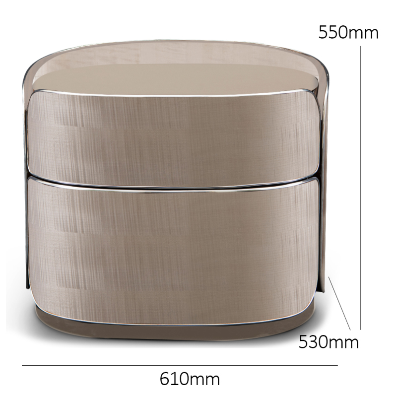 Modern bedroom luxury bedside table