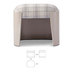 Modern Simple Upholstery Fabric Dressing Stool