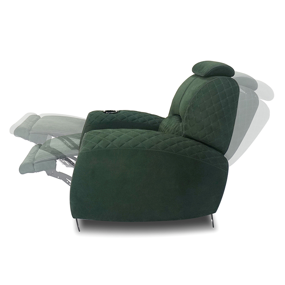 Relax in Style: Electric Reclining Sofa for Two or one