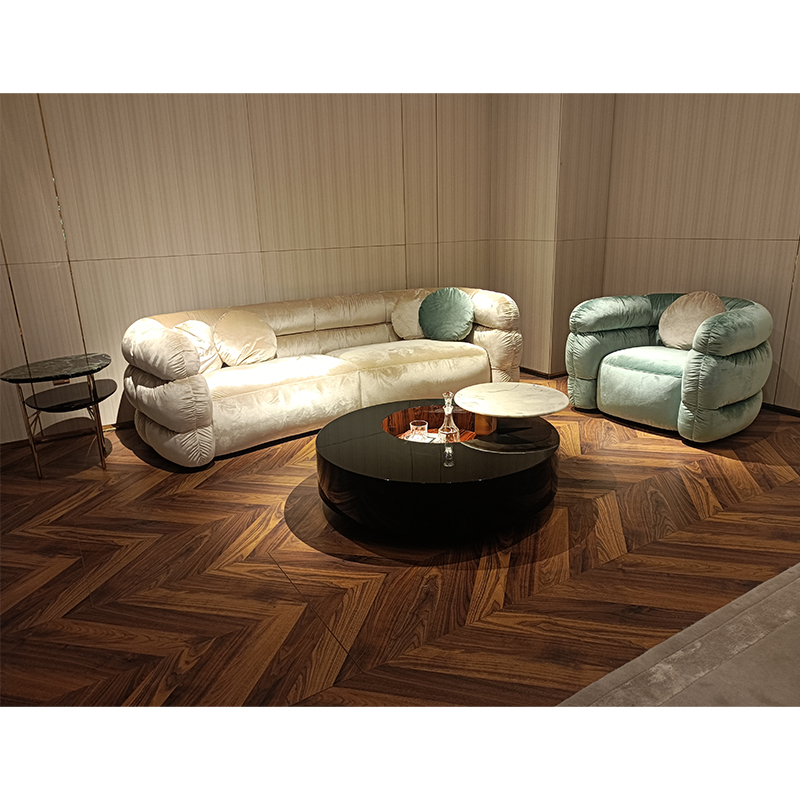 Elegant living room coffee table: decoration for a modern living room