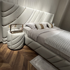 Widescreen bed in modern design: luxury and comfort combined