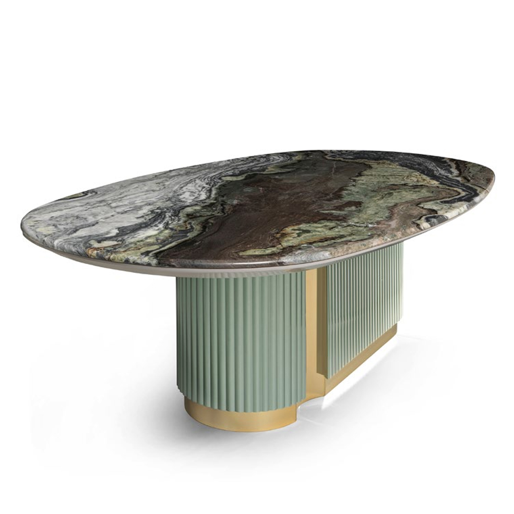 Classic and luxurious marble dining table