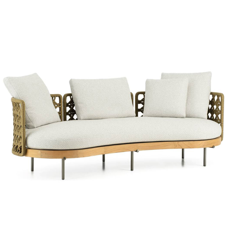 Durable outdoor sofa with modern design