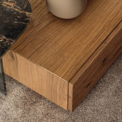 Rustic Elegance: Solid Wood Coffee Table for Your Living Room
