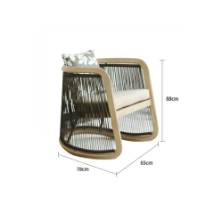 Enjoy delightful relaxation with our outdoor wicker rocking chairs