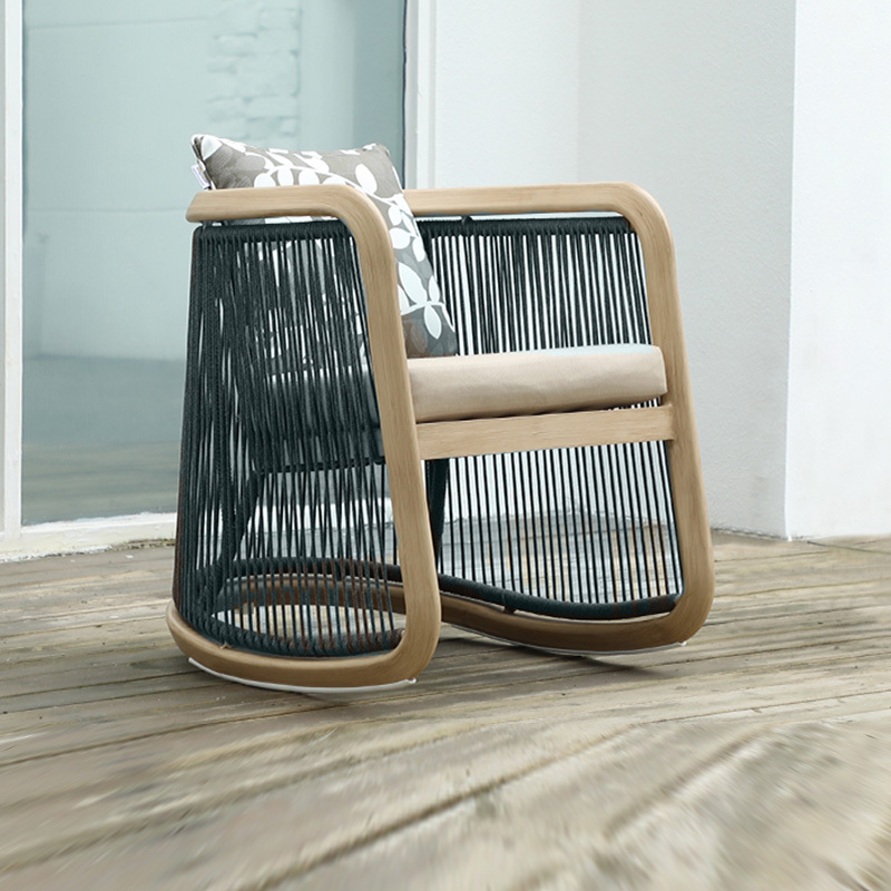 Enjoy delightful relaxation with our outdoor wicker rocking chairs