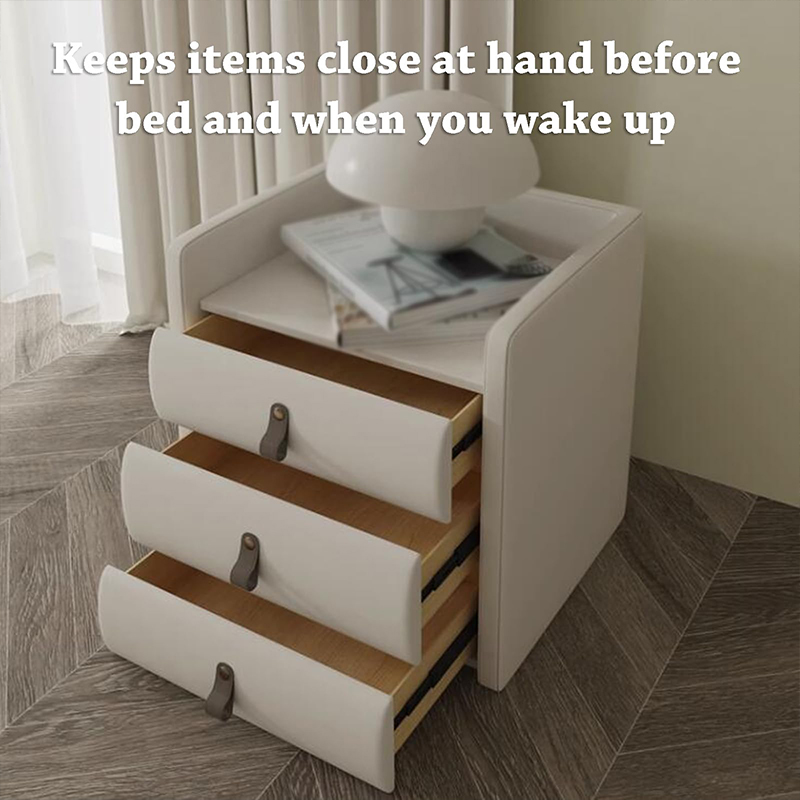 Artificial belt drawer bedroom bedside table
