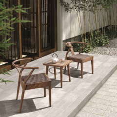 Outdoor dining chairs made of eco-friendly PE rattan