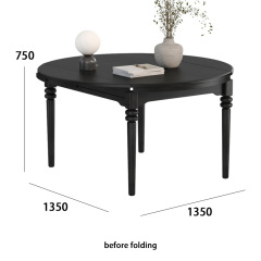Foldable dining table: meets the needs of small spaces