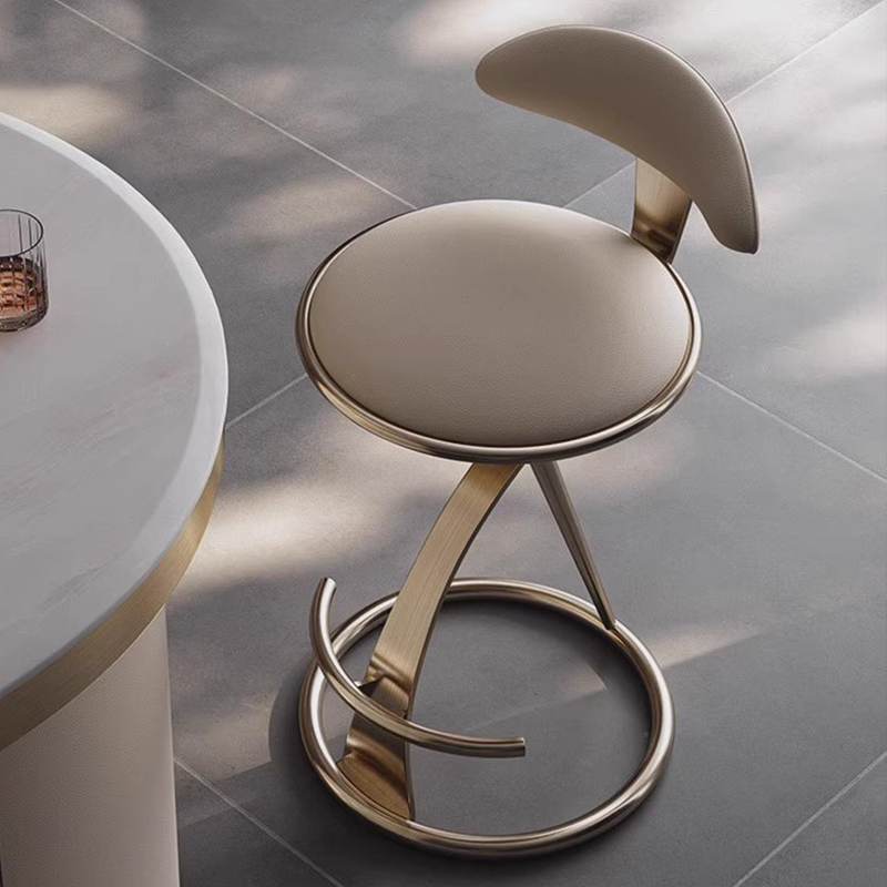 New modern design style metal bar stool living room leisure chair