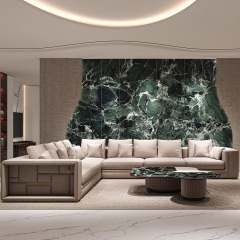 Marble modern living room combination coffee table