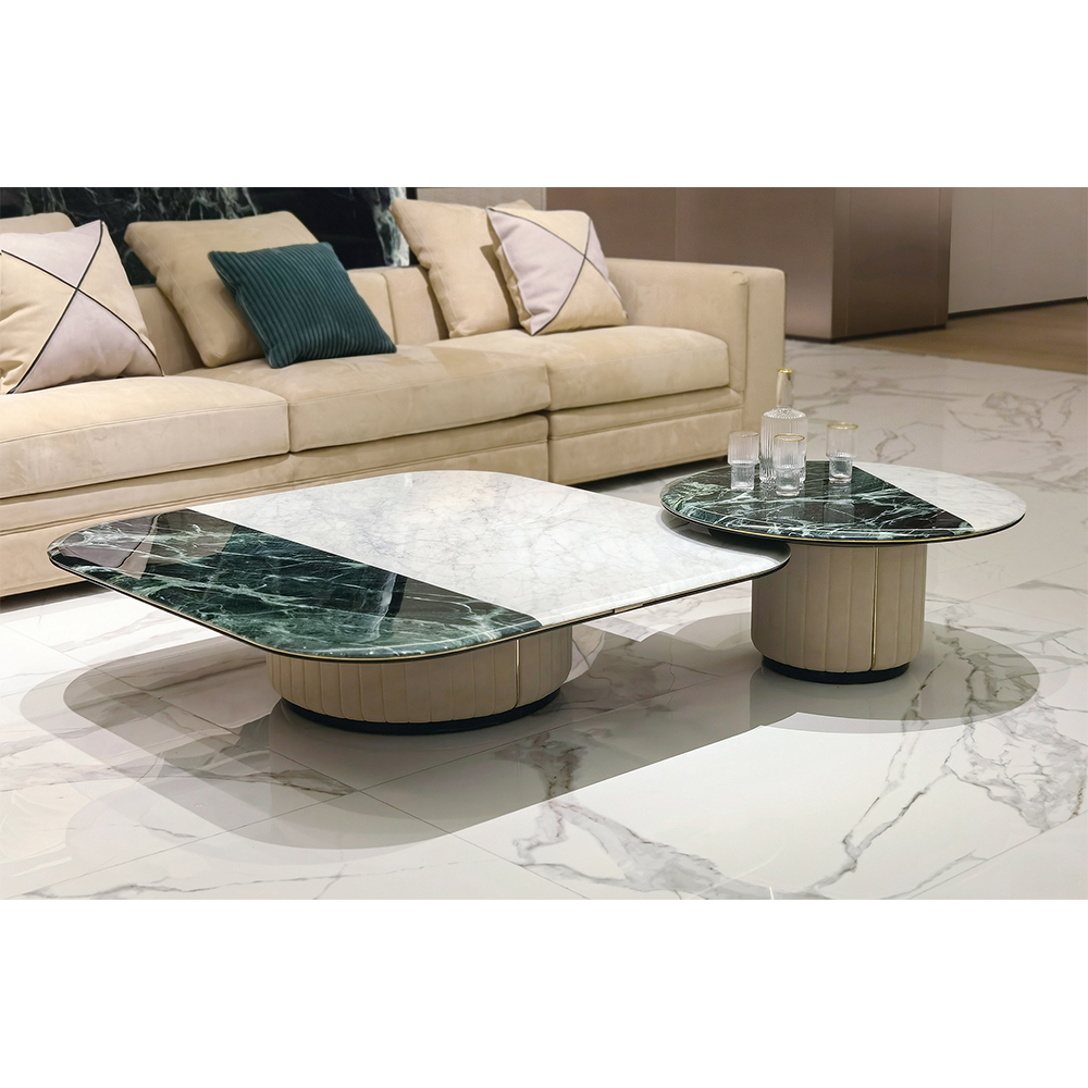 Marble modern living room combination coffee table