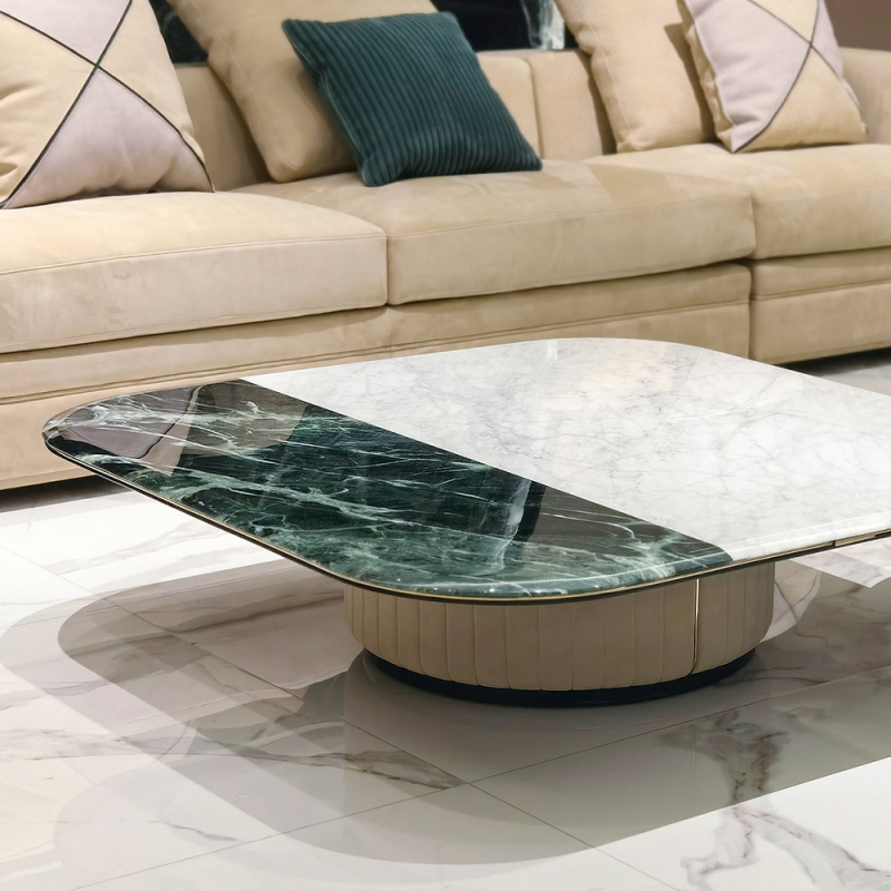 Marble modern living room combination coffee table