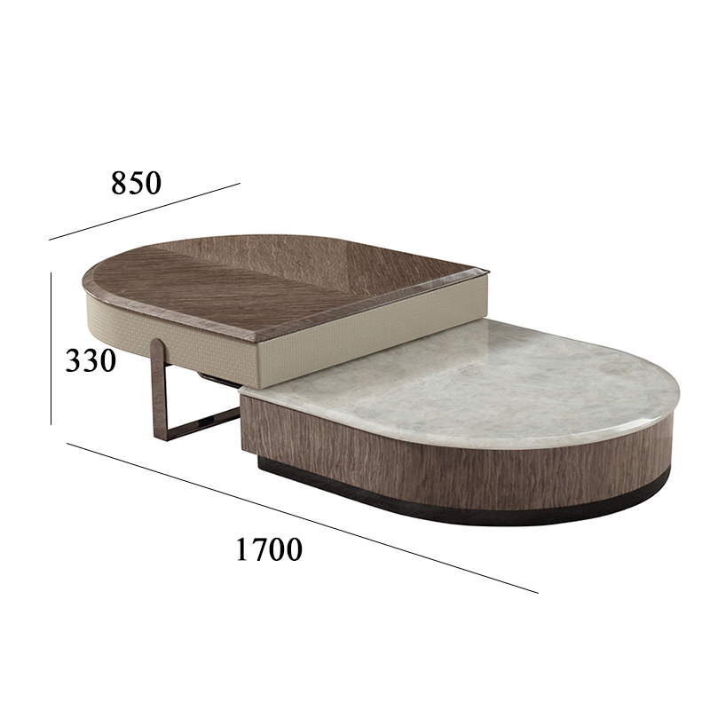 Elevate Your Space with Crystal Stone Coffee Table - Premium Living Room Furniture