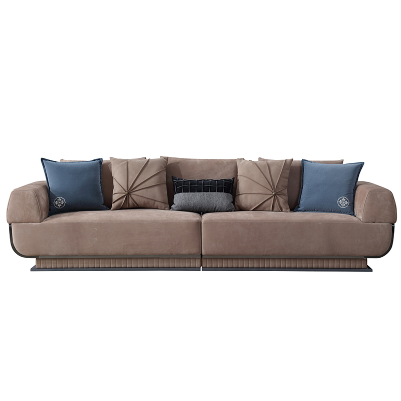 Modern design style matte leather living room sofa