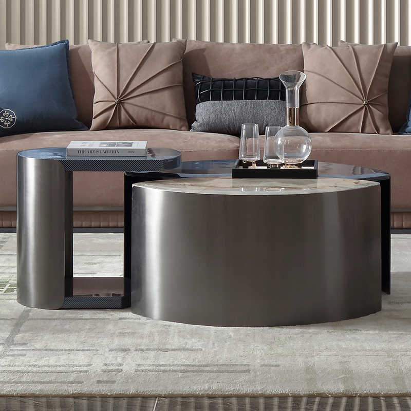 Modern imported marble living room coffee table