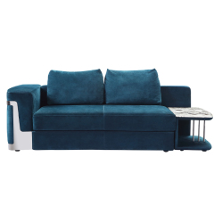 Stylish and functional living room sofa with armrest cabinet