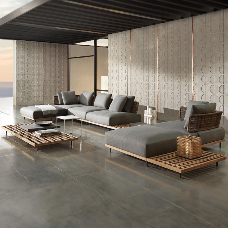Waterproof and durable outdoor furniture corner sofa