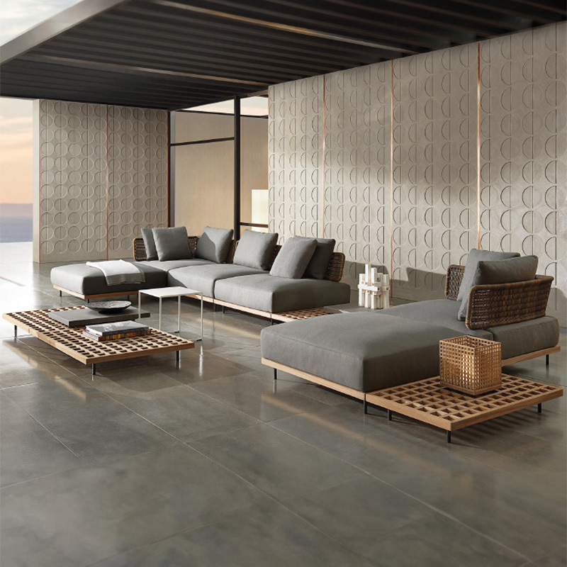 Waterproof and durable outdoor furniture corner sofa