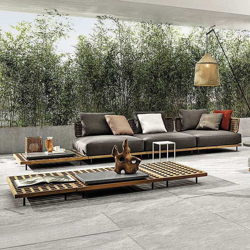 Waterproof and durable outdoor furniture corner sofa