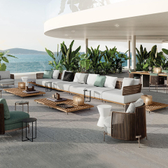 Waterproof and durable outdoor furniture corner sofa