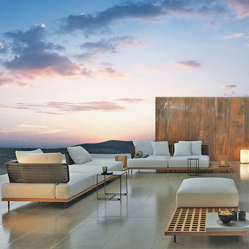 Waterproof and durable outdoor furniture corner sofa