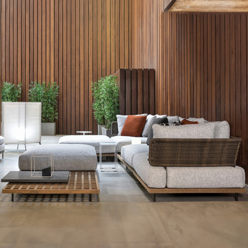 Waterproof and durable outdoor furniture corner sofa