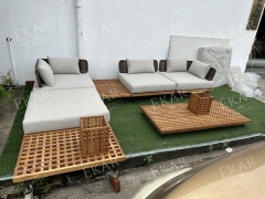 Waterproof and durable outdoor furniture corner sofa
