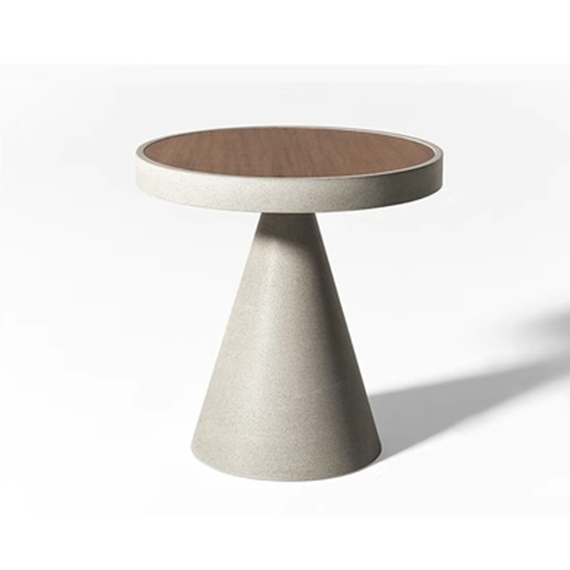 Chic Outdoor Corner Table with Waterproof Design