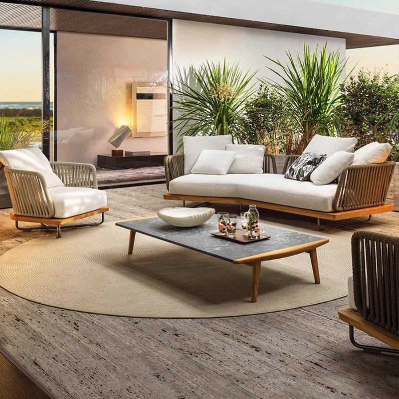 New modern waterproof and durable outdoor coffee table garden table