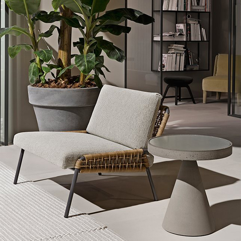 Chic Outdoor Corner Table with Waterproof Design