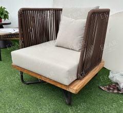 New durable waterproof rattan woven outdoor sofa