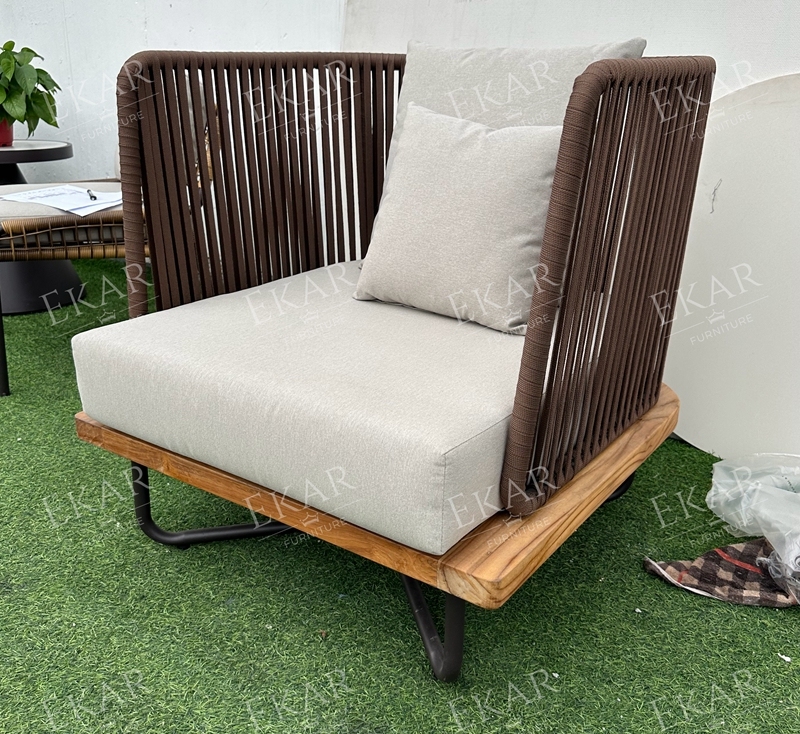 New durable waterproof rattan woven outdoor sofa