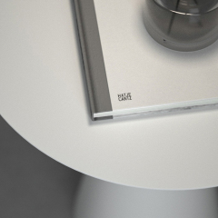 Modern design unique conical cement corner table