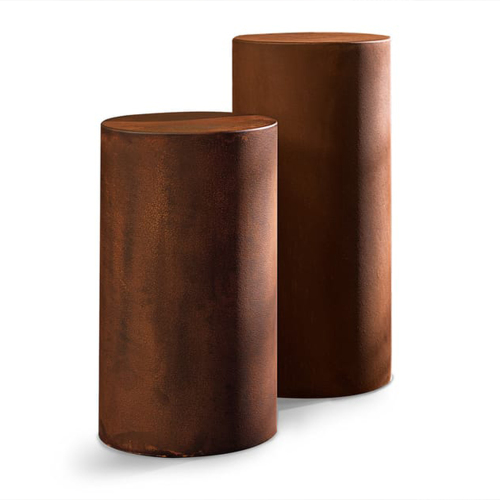 New style chic cylindrical outdoor furniture set corner table