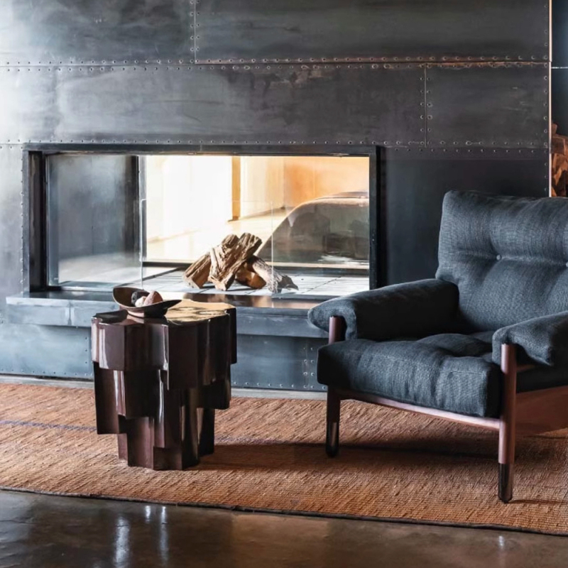 New unique shape outdoor decorative corner table