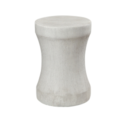 Simple and elegant round outdoor corner table