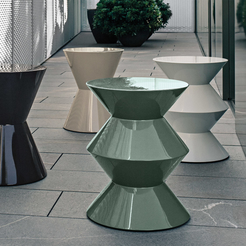 New innovative irregular outdoor furniture corner table set