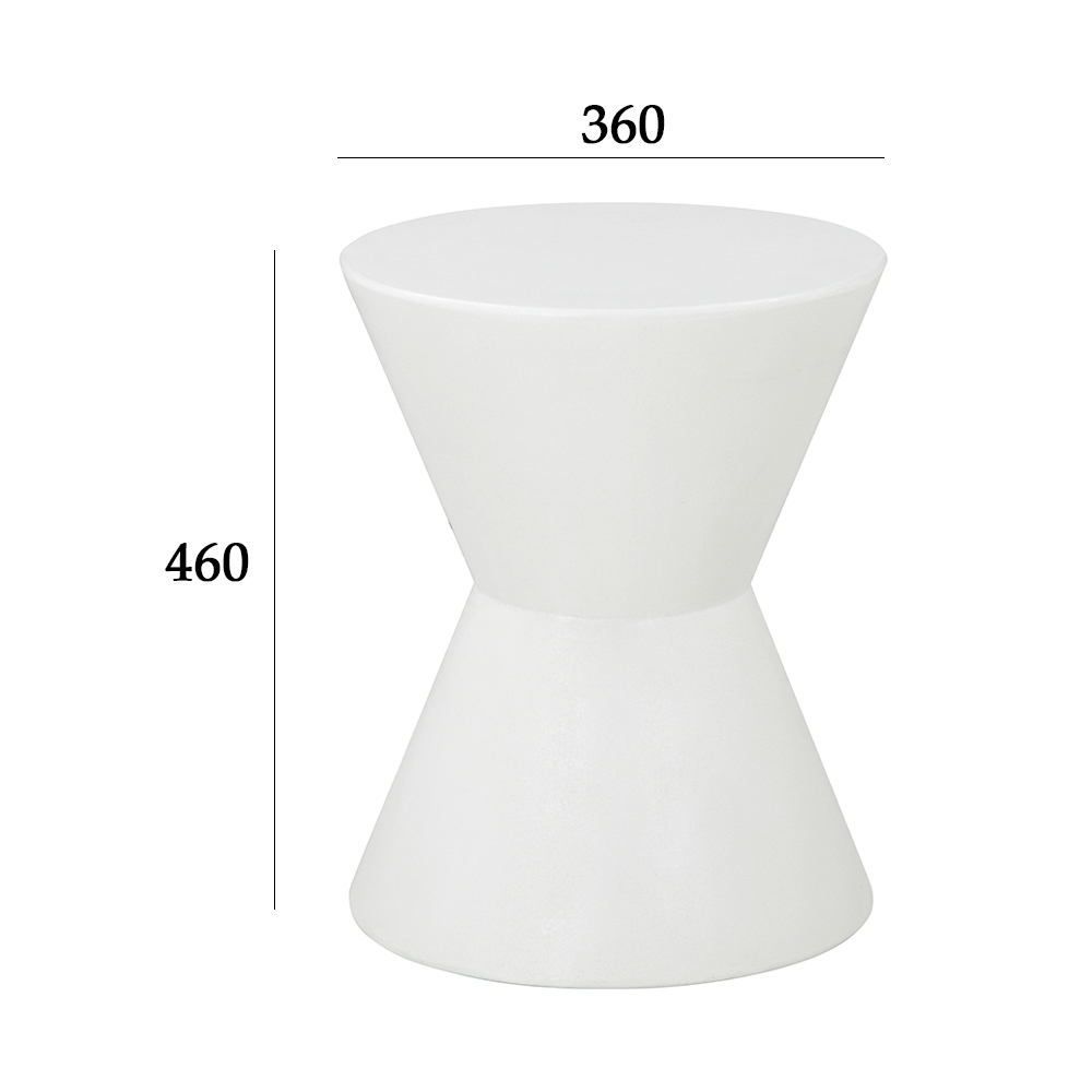 New innovative irregular outdoor furniture corner table set