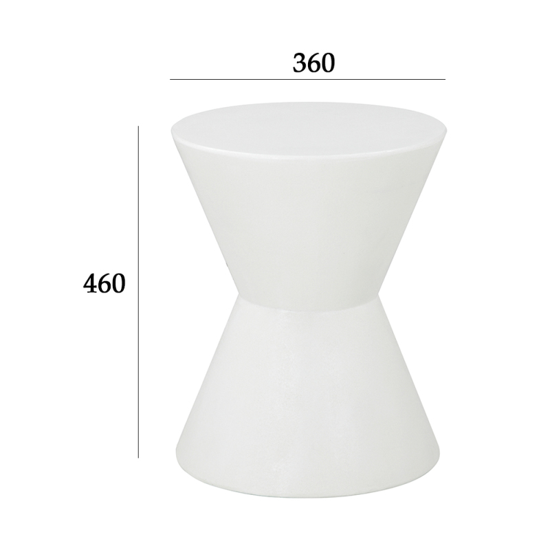 New innovative irregular outdoor furniture corner table set