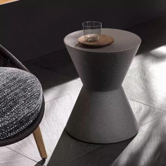New innovative irregular outdoor furniture corner table set